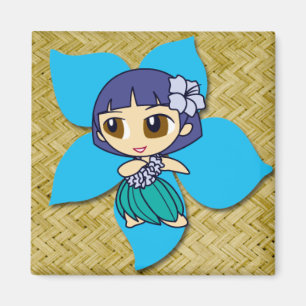 Aloha Honeys Hula Girl Magnets