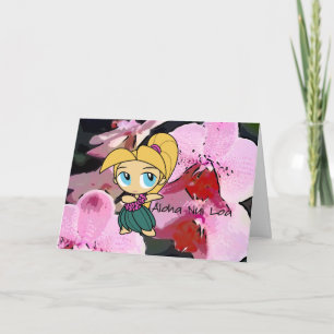 "Aloha Honeys" Love Greeting Card