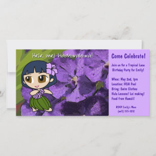 Aloha Honeys Luau Invite