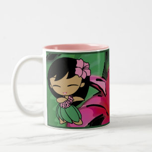 "Aloha Honeys" Plumeria Mug