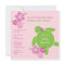 Aloha Honu Baby Shower Invitation - Pink