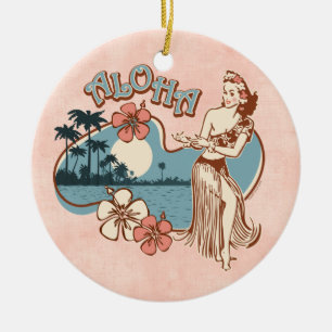 Aloha Hula Girl Ornament