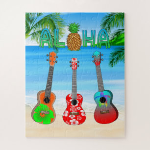 Aloha Island Ukuleles Jigsaw Puzzle
