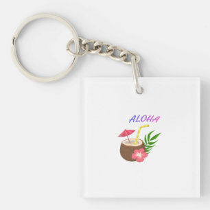 Aloha – Island Vibes & Positive Energy Key Ring