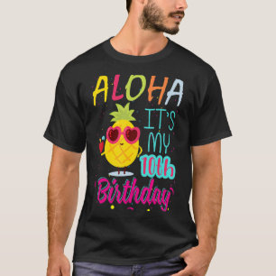 Aloha It's My 10th Birthday Hawaiian 10 Years Todd T-Shirt