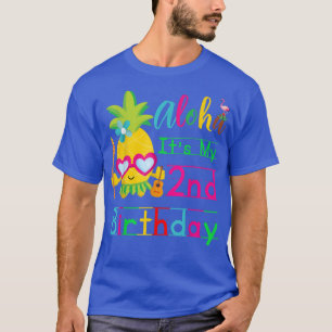 Aloha It's My 2nd Birthday Hawaii Baby Girls 2 Two T-Shirt