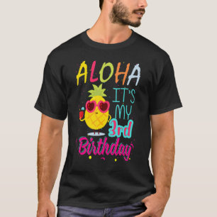 Aloha It's My 3rd Birthday Hawaiian 3 Years Toddle T-Shirt
