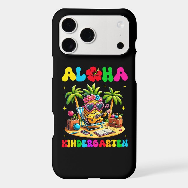 Aloha Kindergarten Pineapple Hawaii Back to School (Back)