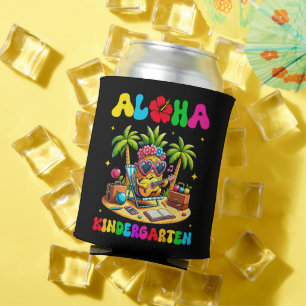 Aloha Kindergarten Pineapple Hawaii Back to School Can Cooler