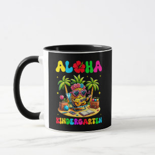 Aloha Kindergarten Pineapple Hawaii Back to School Mug
