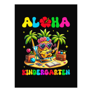 Aloha Kindergarten Pineapple Hawaii Back to School Photo Print