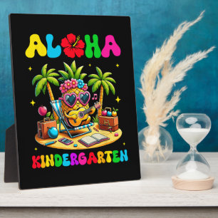 Aloha Kindergarten Pineapple Hawaii Back to School Plaque