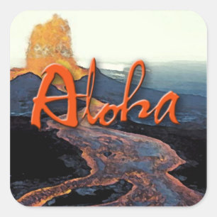 Aloha Lava Sticker