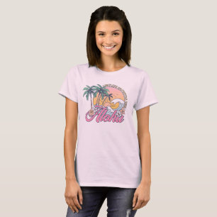 Aloha Limitless Saltwater Soul Tropical Sunset T-Shirt