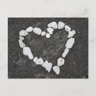 Aloha * Love * Coral Heart - Customisable! Postcard