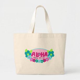 Aloha Means Hello Beach Bag