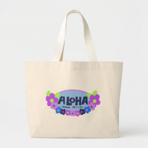 Aloha Means Hello Beach Bag