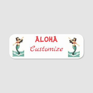Aloha Mermaid Thunder_Thunder_Cove Name Tag