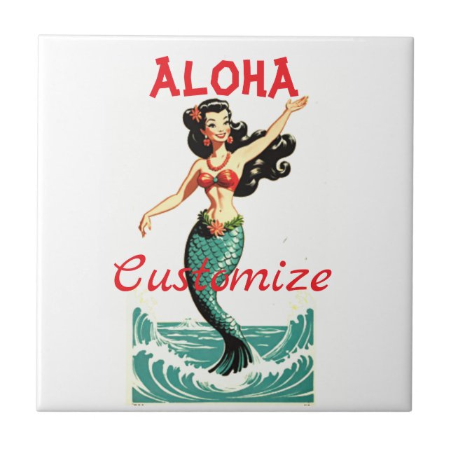 Aloha Mermaid Thunder_Thunder_Cove Tile (Front)