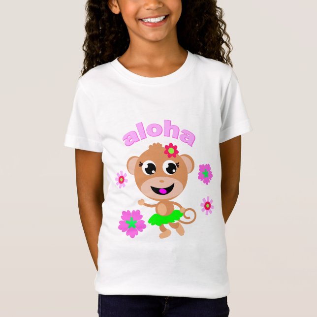 aloha monkey screen tee (Front)