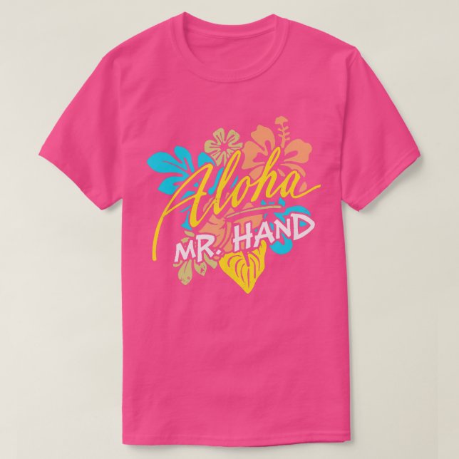Aloha Mr Hand THE ORIGINAL TShirt (Design Front)