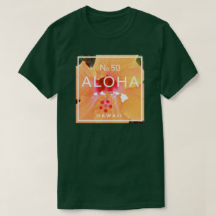 Aloha No 50 Orange Hibiscus T-Shirt