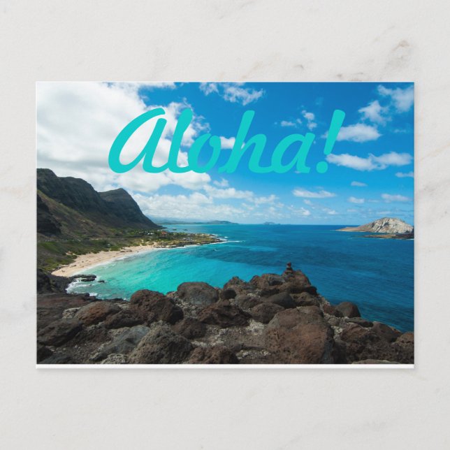 Aloha Ocean Postcard (Front)