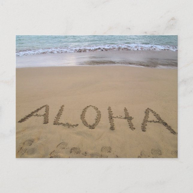 Aloha on the Beach Postcard (Front)