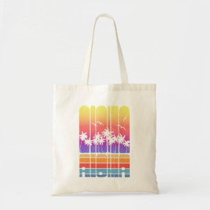 Aloha Palm Beach Tropical Family Vacation Tote Bag