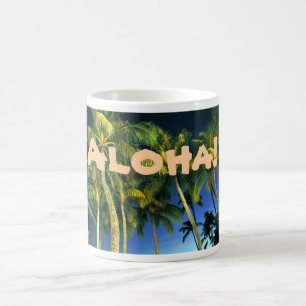 Aloha Palm Trees Mug