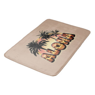 Aloha Palmtrees Bath Mat