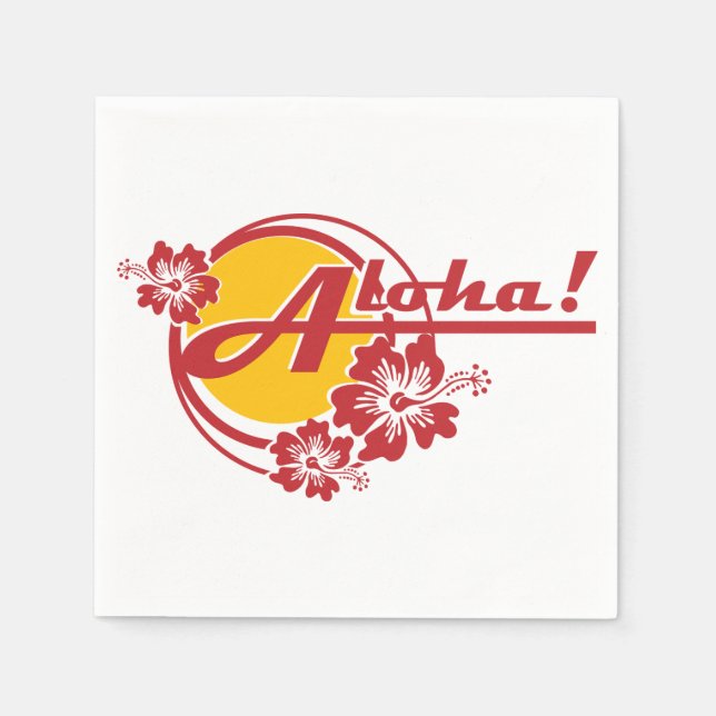 Aloha Paper Napkins (Front)