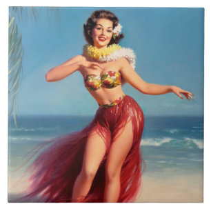 Aloha Pin Up Tile