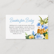 Aloha Pineapple Baby Shower Books for Baby