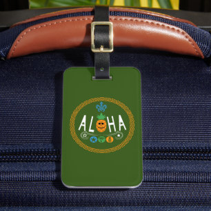 Aloha Pineapple Design - Double-Sided Luggage Tag