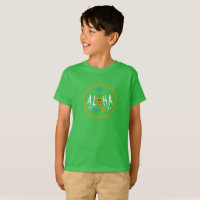 Aloha Pineapple Design - Kids' Basic T-Shirt
