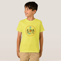 Aloha Pineapple Design - Kids' Basic T-Shirt