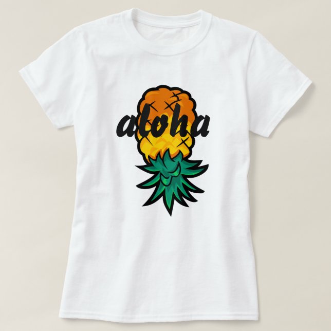 Aloha Pineapple T-Shirt (Design Front)