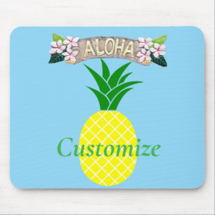 Aloha Pineapple Thunder_Cove Mouse Mat
