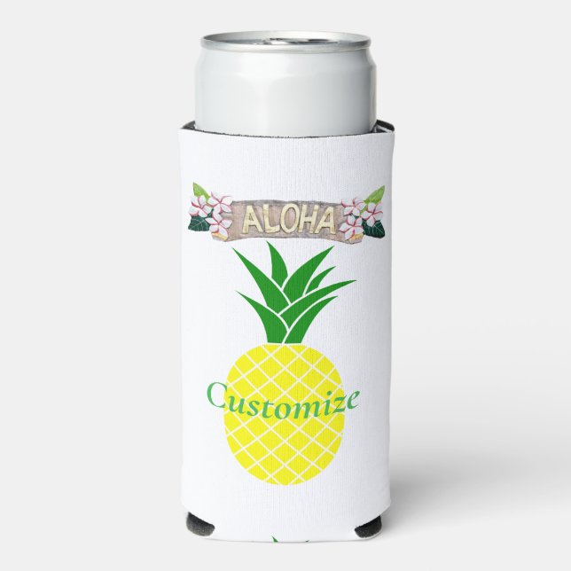 Aloha Pineapple Thunder_Cove Seltzer Can Cooler (Seltzer Front)