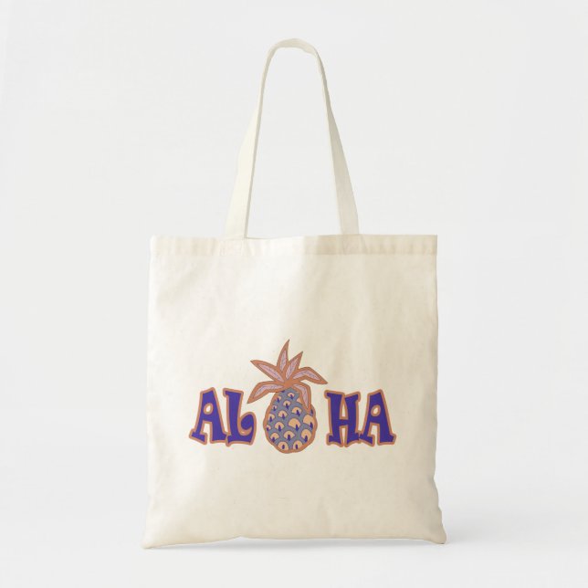 ALOHA PINEAPPLE TOTE BAG (Front)