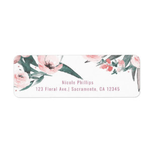 Aloha Pink Tropical Summer Floral Bridal Shower