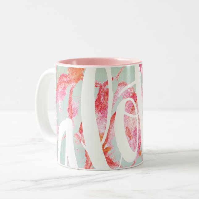 Aloha Plumeria Mug (Front Left)