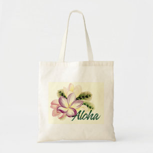 Aloha Plumeria Tote Bag
