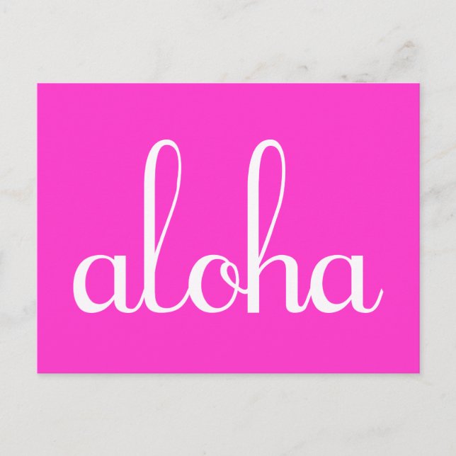 Aloha! Postcard (Front)