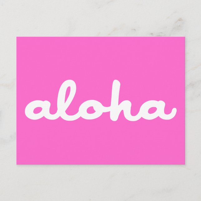 Aloha! Postcard (Front)