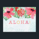 aloha postcard, aloha greetings card<br><div class="desc"></div>
