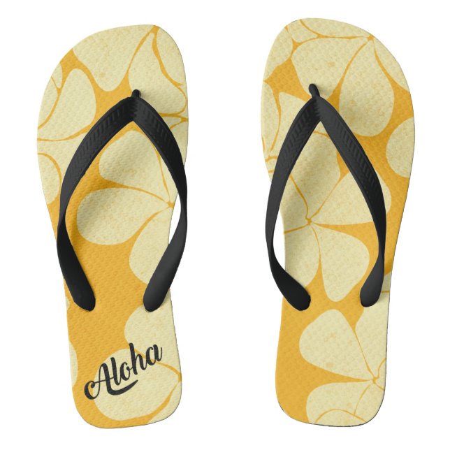 Aloha print slippers - flip flops (Footbed)