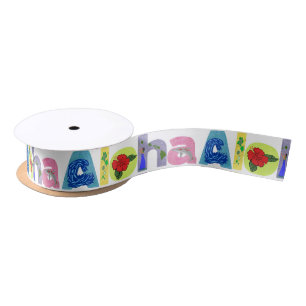 Aloha Ribbon Satin Ribbon