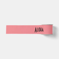 aloha salmon print word